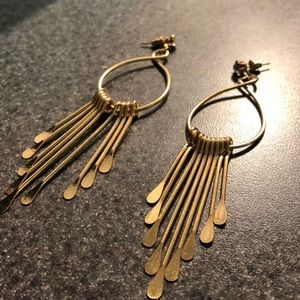 Gold Chandelier Earrings